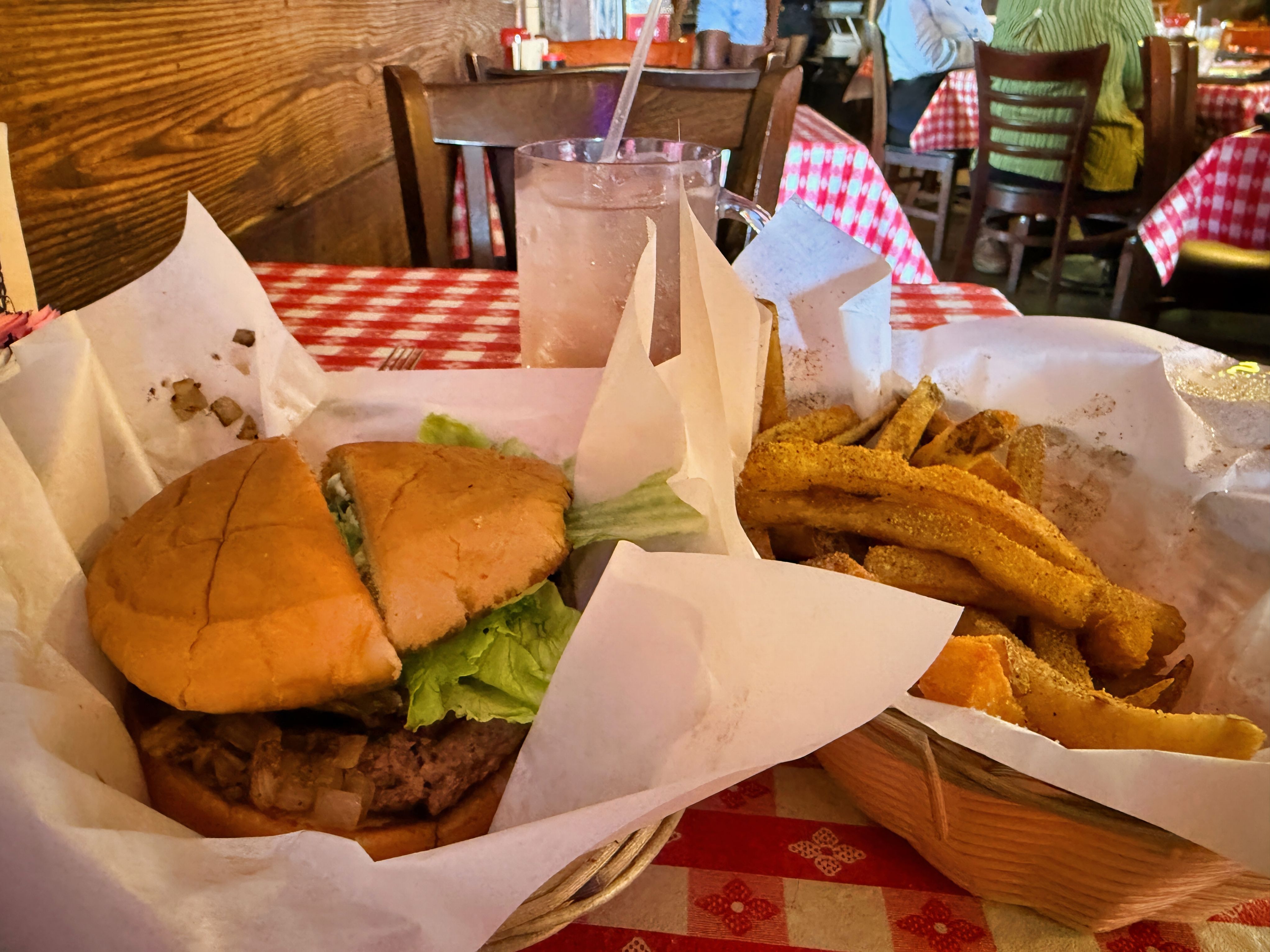 City Limits Bar & Grill — Old Fashion burger with hand-cut fries in Sherman, TX
