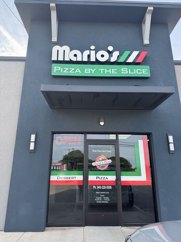 Mario's Pizza by the Slice — Wichita Falls